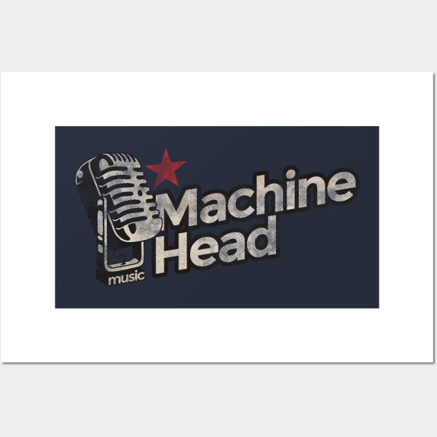 Machine Head Vintage Wall Art by G-THE BOX